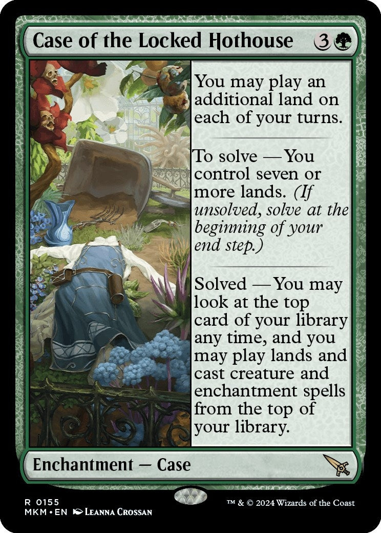 Case of the Locked Hothouse (155) [MKM] - MTG Single