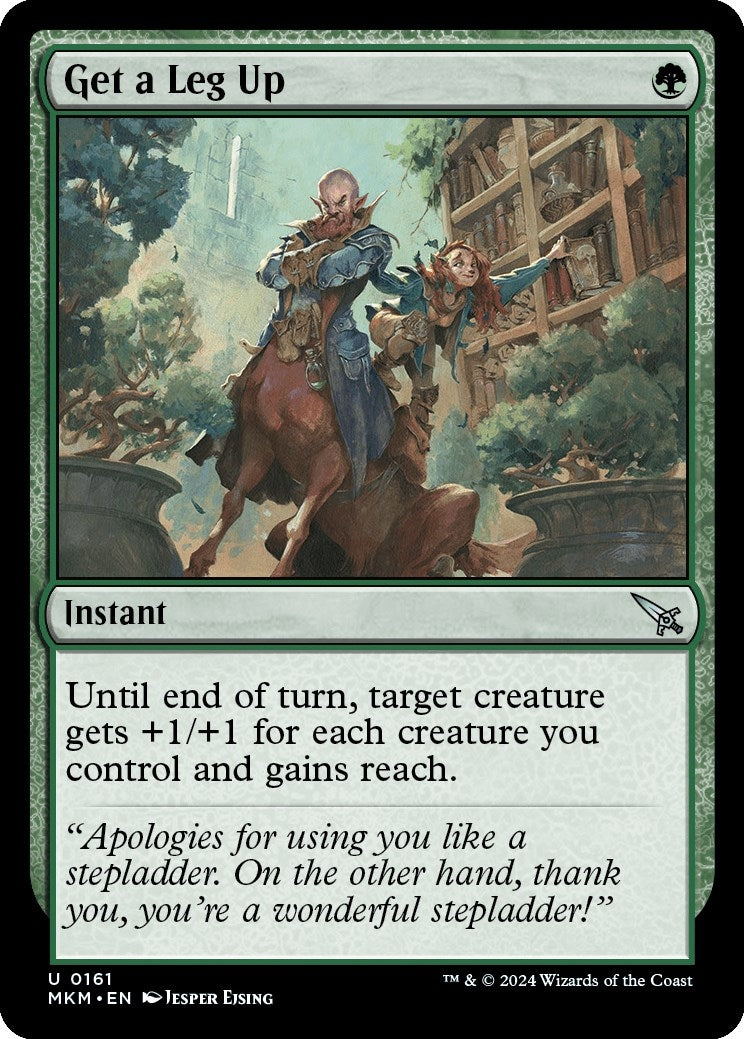 Get a Leg Up (161) [MKM] - MTG Single
