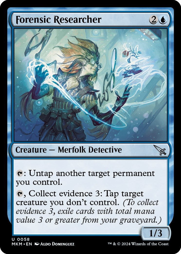 Forensic Researcher (58) [MKM] - MTG Single