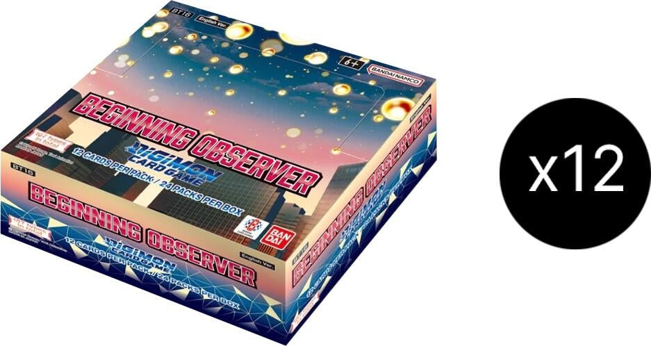 Beginning Observer Booster Box Case [BT16] - Digimon Card Game Sealed