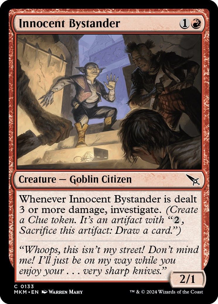 Innocent Bystander (133) [MKM] - MTG Single