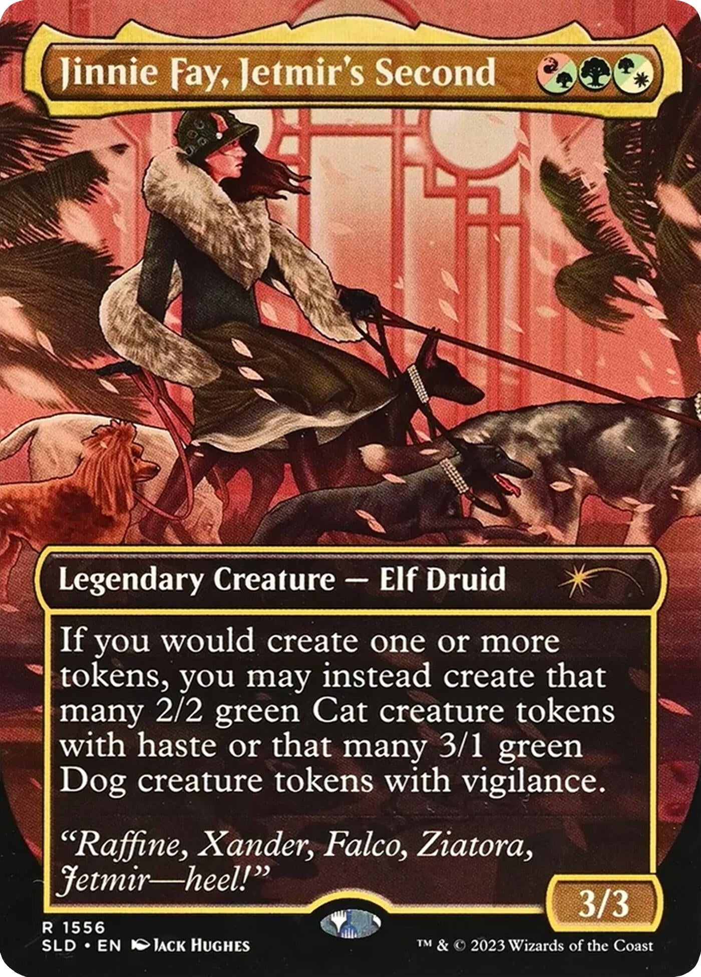 Jinnie Fay Jetmir’s Second (Display Commander) - Thick Stock (1556) [SLD] - MTG Single