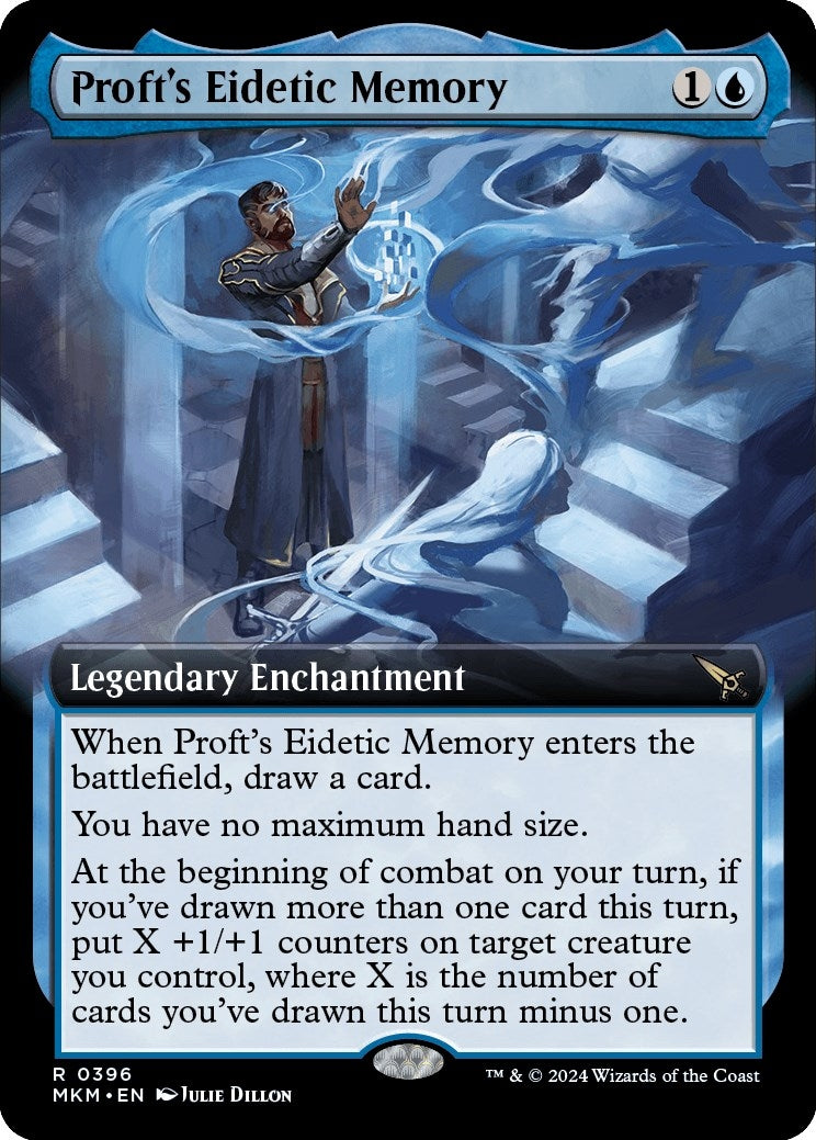 Proft’s Eidetic Memory (Extended Art) (396) [MKM] - MTG Single