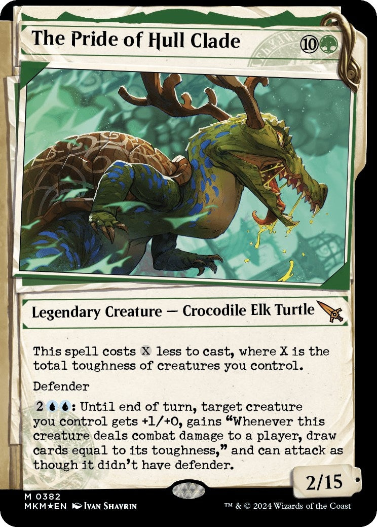 The Pride of Hull Clade (Showcase) (Invisible Ink) (382) [MKM] - MTG Single