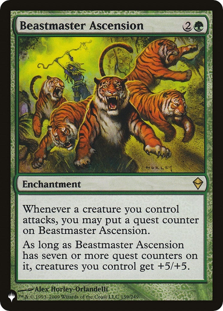 Beastmaster Ascension (ZEN) (159) [LIST] - MTG Single