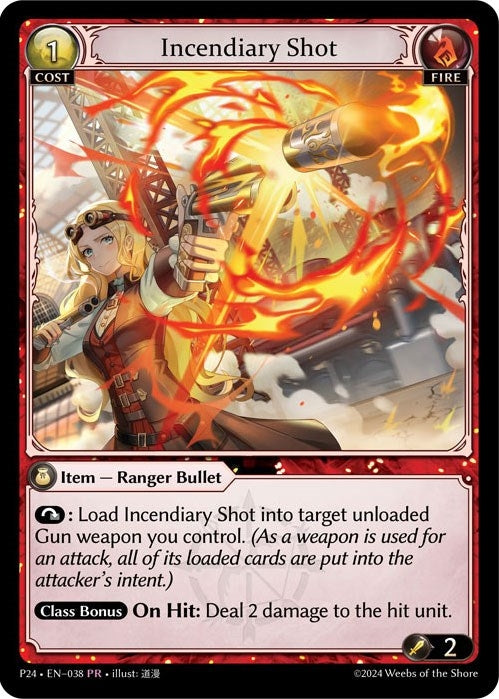 Image for Incendiary Shot (038) (Promotional Cards) - Grand Archive TCG