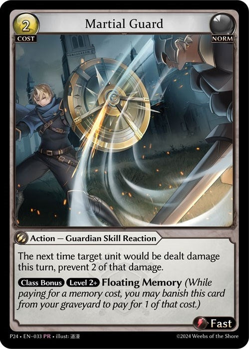 Image for Martial Guard (033) (Promotional Cards) - Grand Archive TCG
