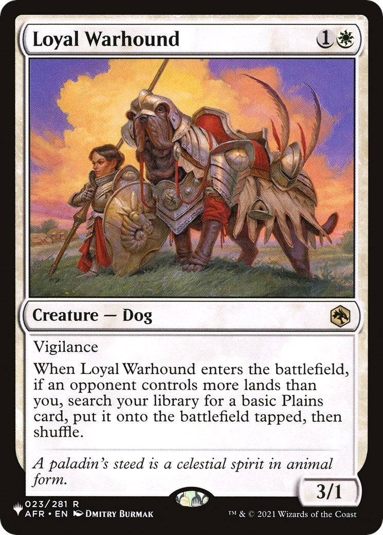Loyal Warhound (23) [LIST] - MTG Single