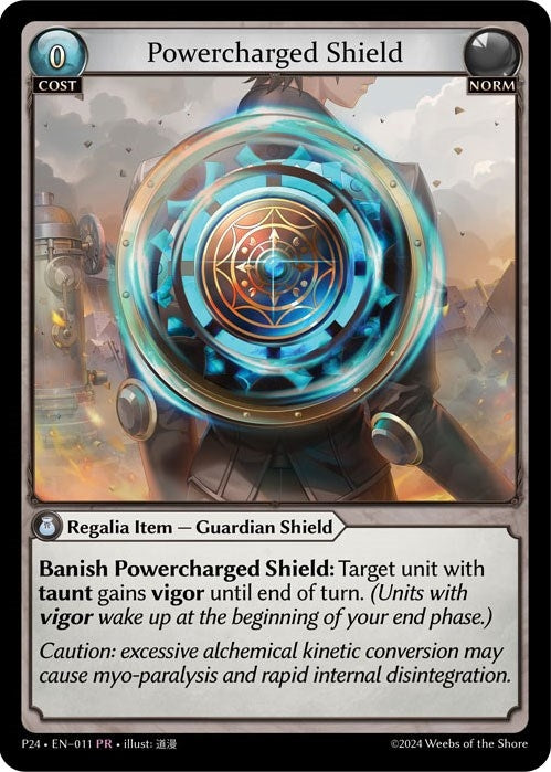 Image for Powercharged Shield (011) (Promotional Cards) - Grand Archive TCG