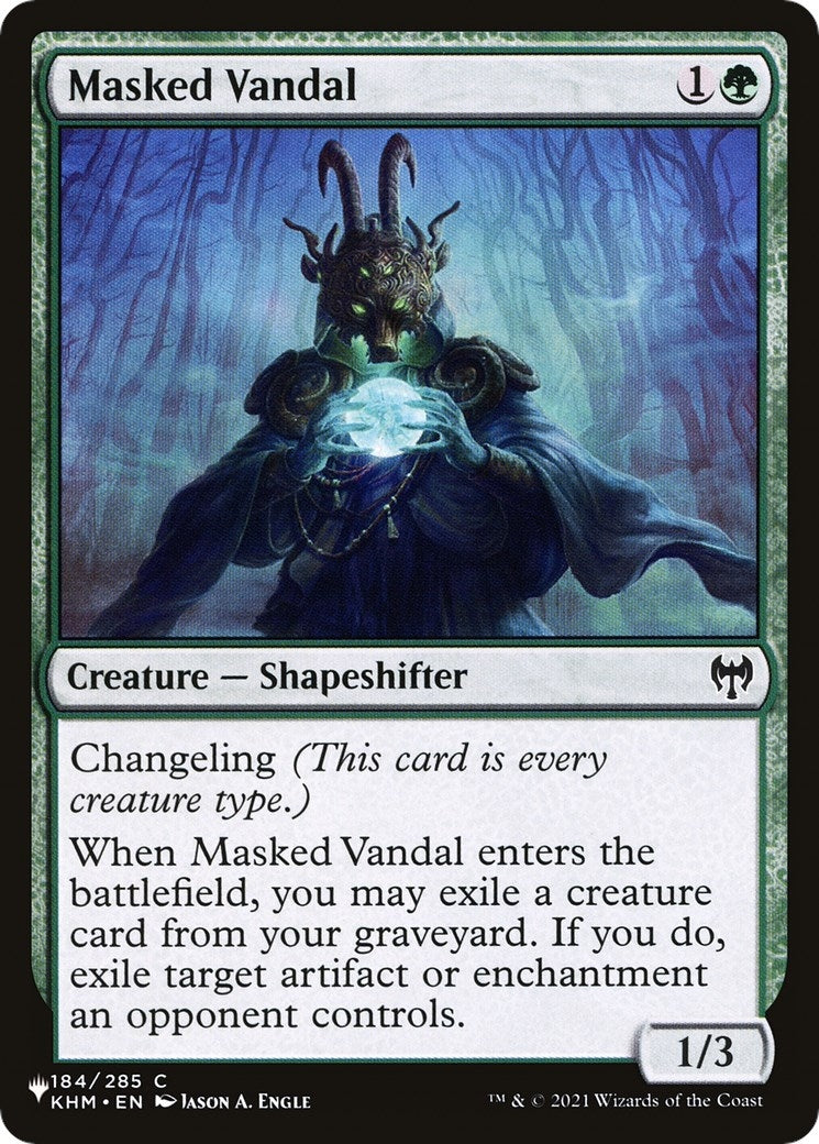 Masked Vandal (184) [LIST] - MTG Single