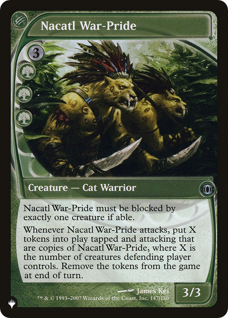 Nacatl War-Pride (147) [LIST] - MTG Single