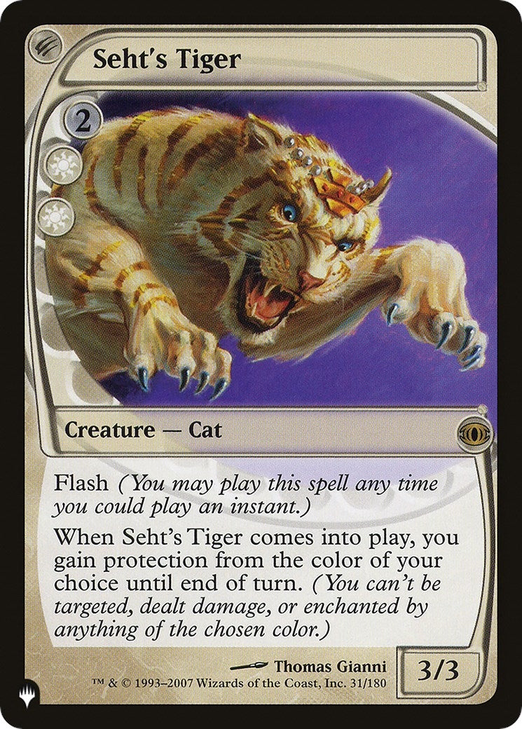 Seht’s Tiger (31) [LIST] - MTG Single