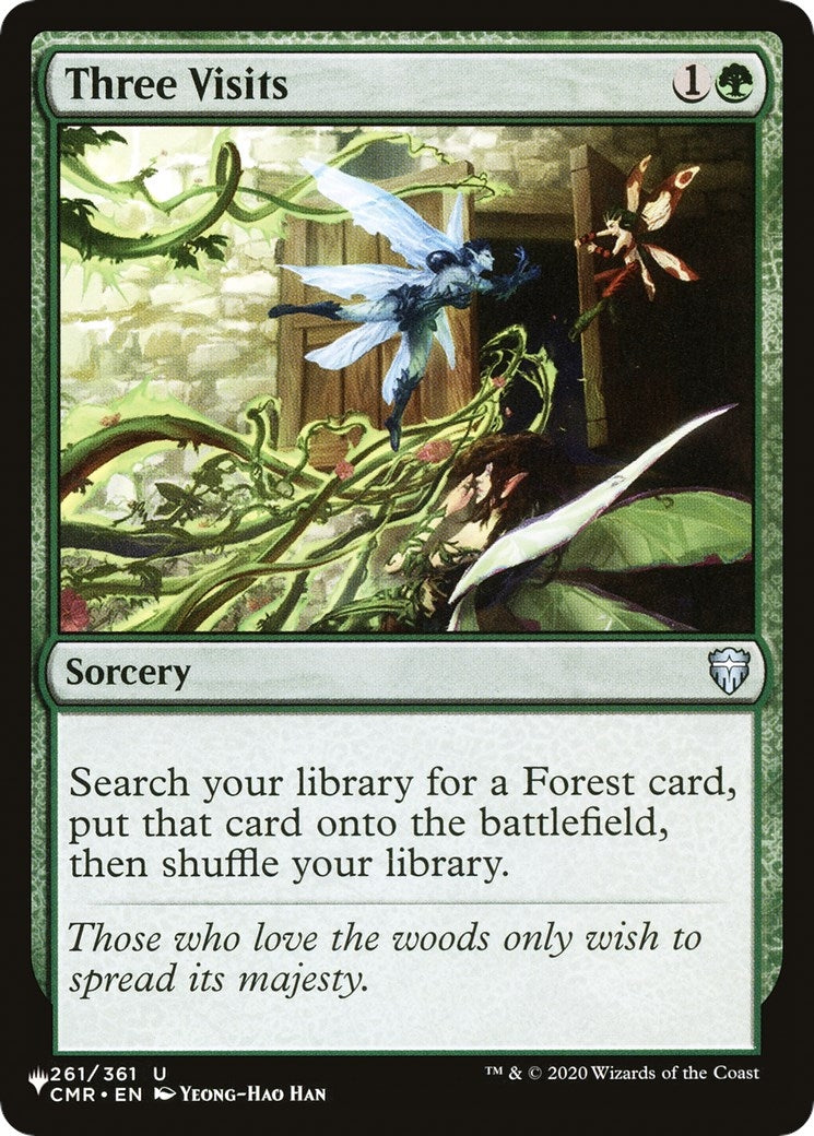 Three Visits (261) [LIST] - MTG Single