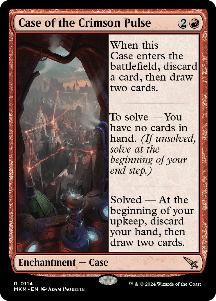 Case of the Crimson Pulse (114) [MKM] - MTG Single