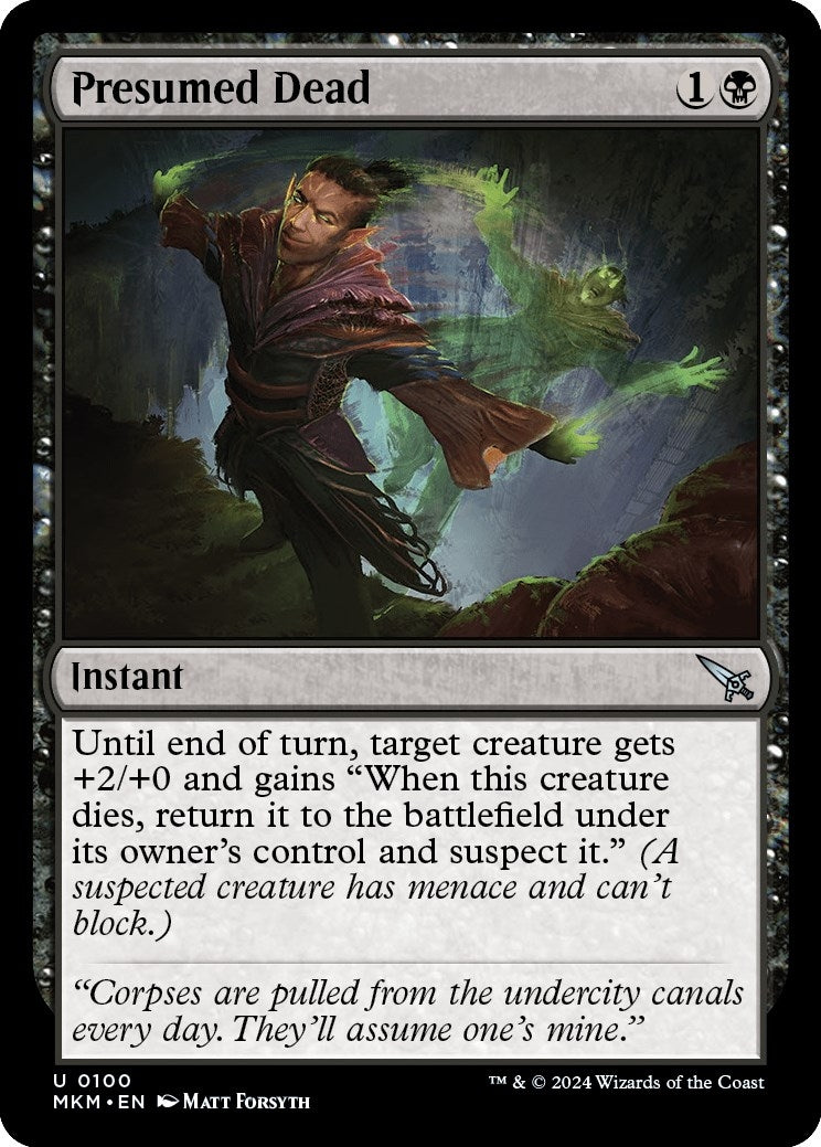 Presumed Dead (100) [MKM] - MTG Single