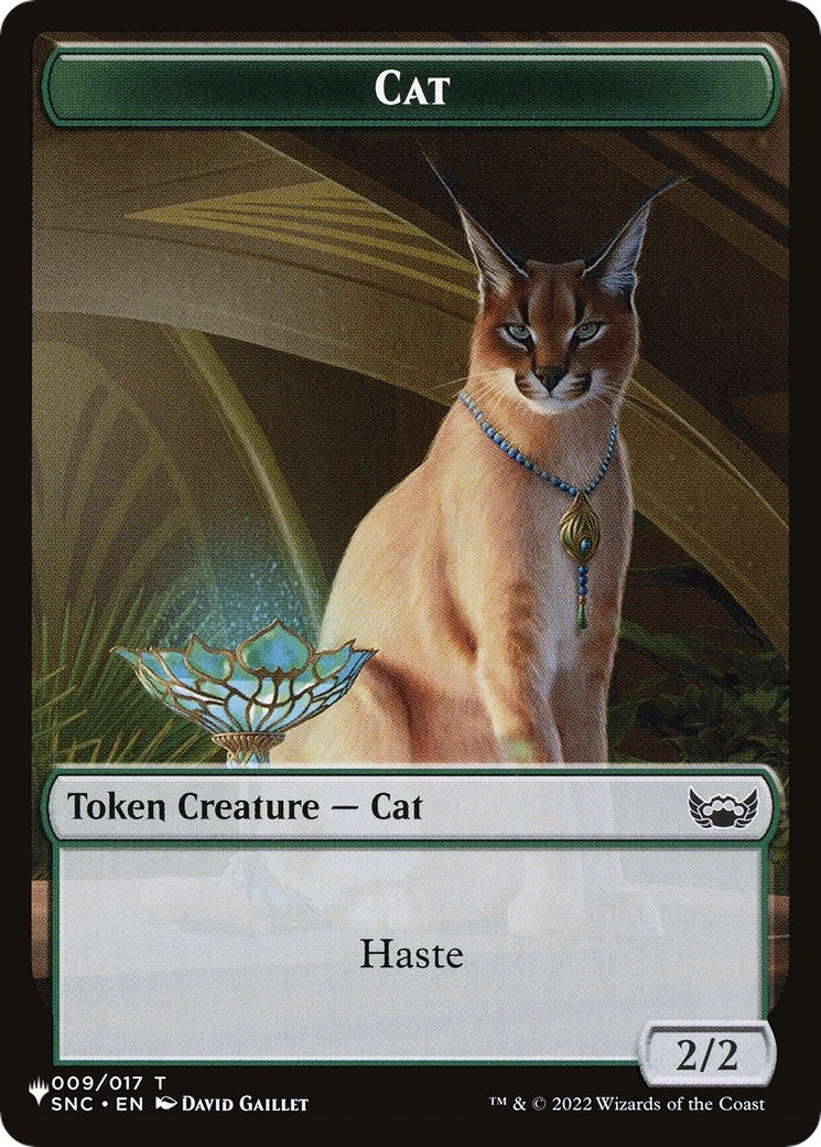 Cat (009) // Rat Double-Sided Token (0) [LIST] - MTG Single