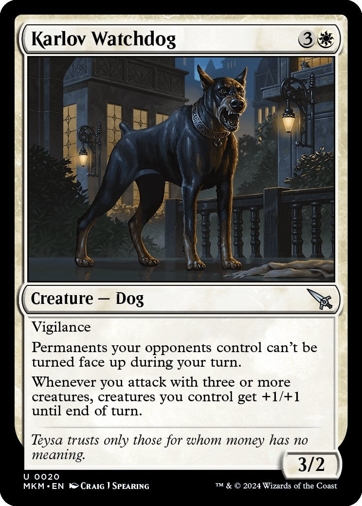 Karlov Watchdog (20) [MKM] - MTG Single