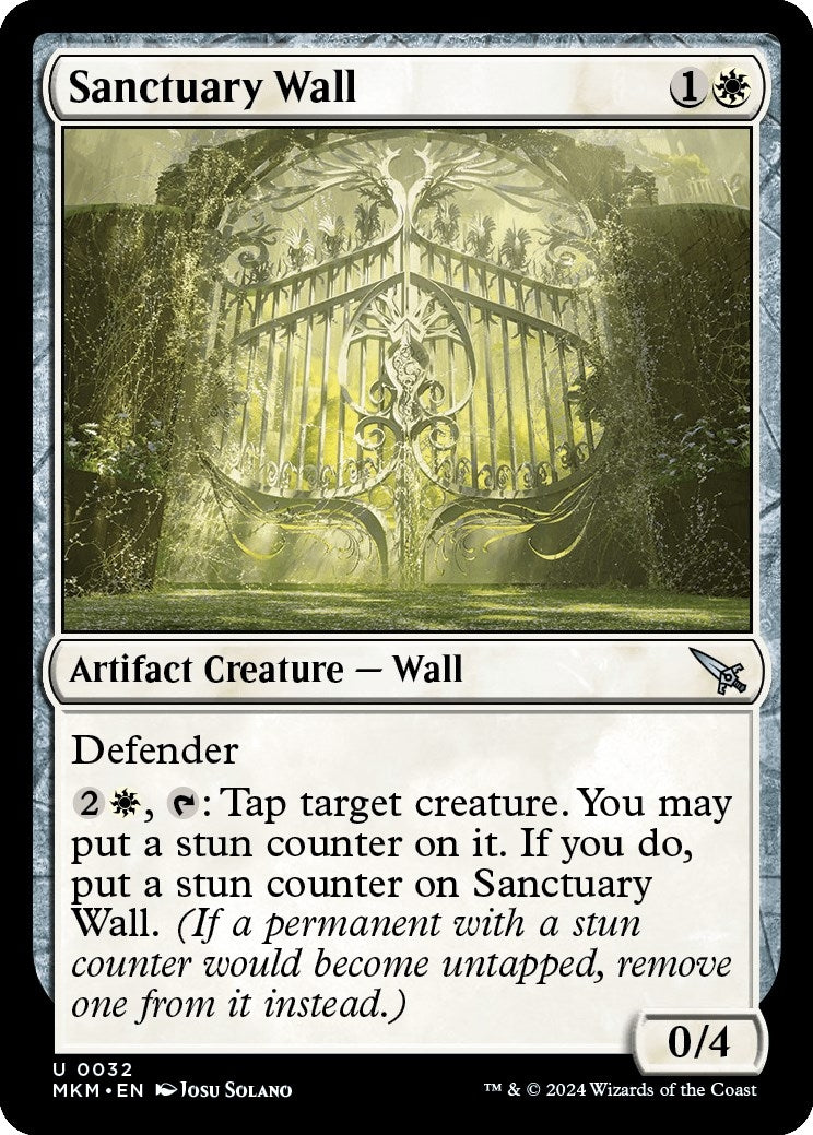 Sanctuary Wall (32) [MKM] - MTG Single