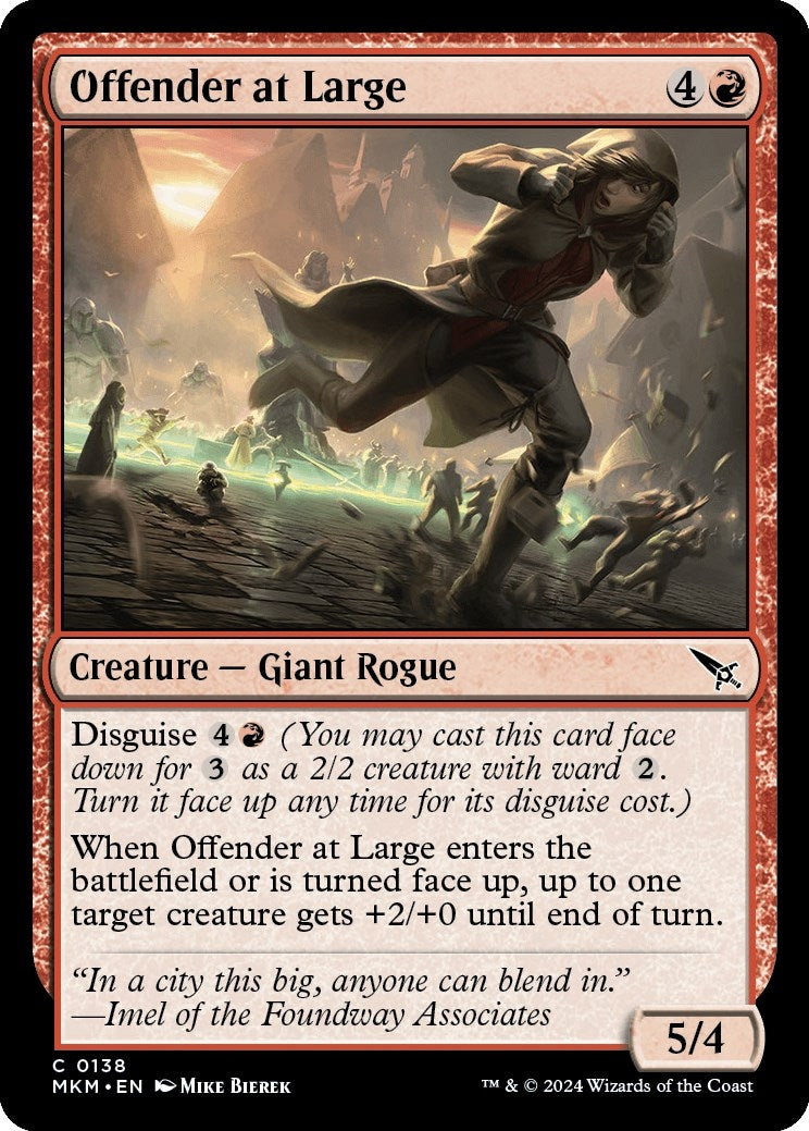 Offender at Large (138) [MKM] - MTG Single