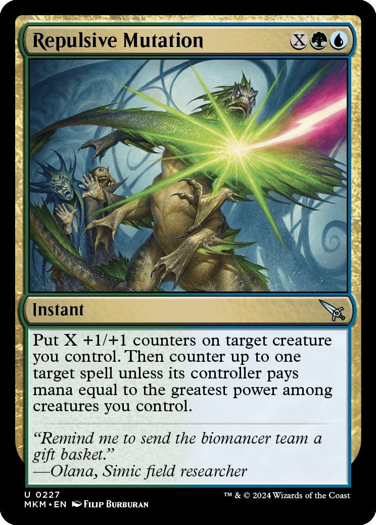 Repulsive Mutation (227) [MKM] - MTG Single