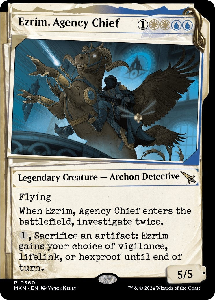 Ezrim Agency Chief (Showcase) (360) [MKM] - MTG Single