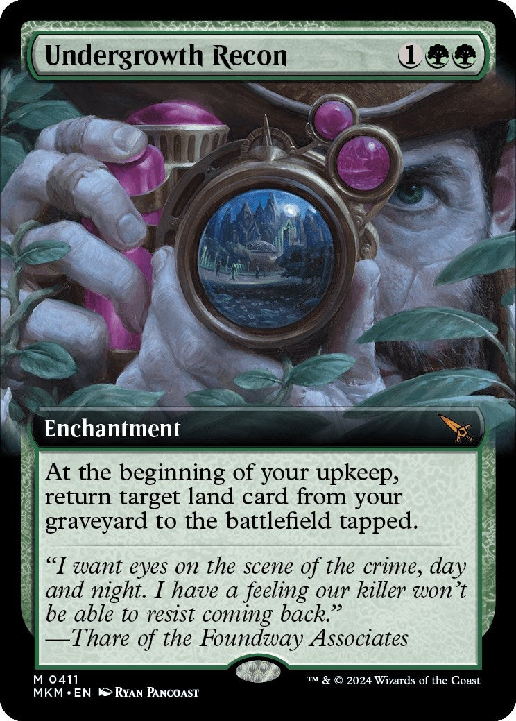 Undergrowth Recon (Extended Art) (411) [MKM] - MTG Single