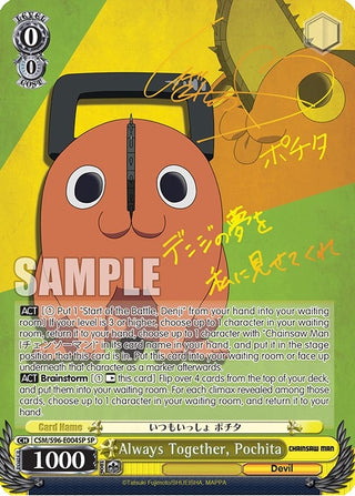Always Together Pochita (SP) (96004) [CSM] - Weiss Schwarz Single