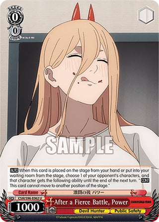 After a Fierce Battle Power (96062) [CSM] - Weiss Schwarz Single