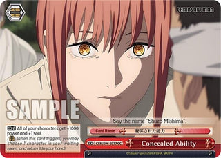 Concealed Ability (96077) [CSM] - Weiss Schwarz Single