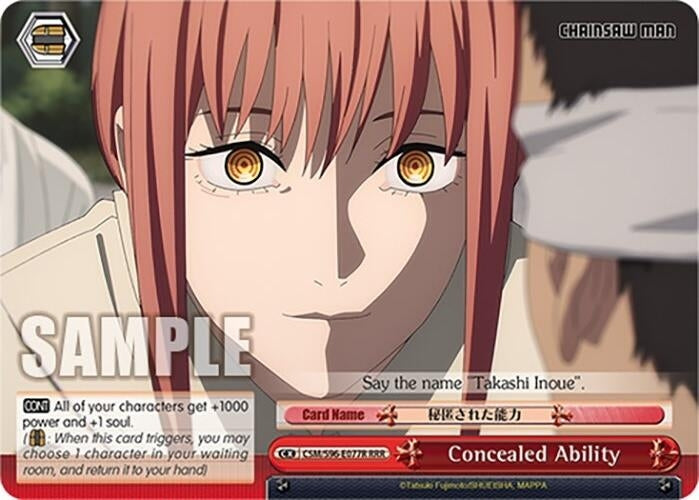Concealed Ability (RRR) (96077) [CSM] - Weiss Schwarz Single