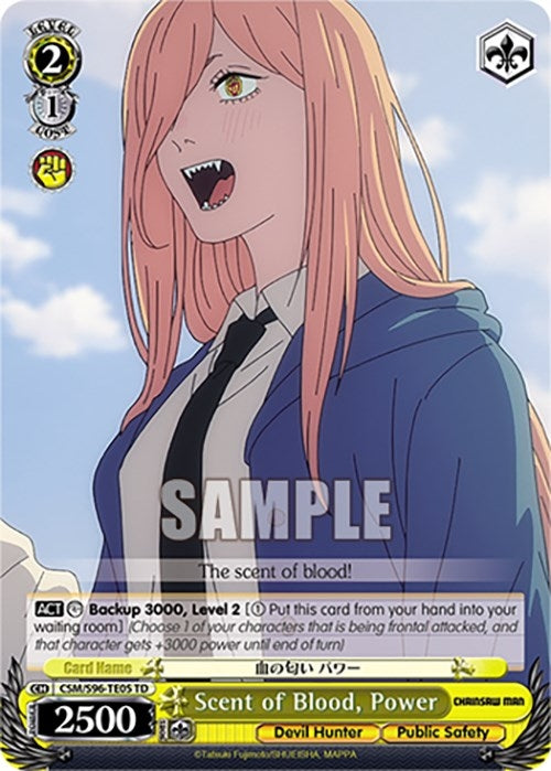 Scent of Blood Power (9605) [CSM] - Weiss Schwarz Single