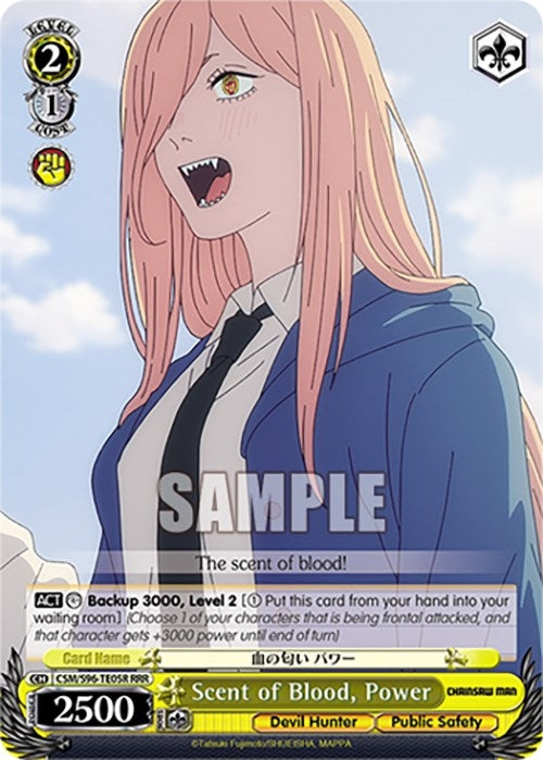 Scent of Blood Power (RRR) (9605) [CSM] - Weiss Schwarz Single