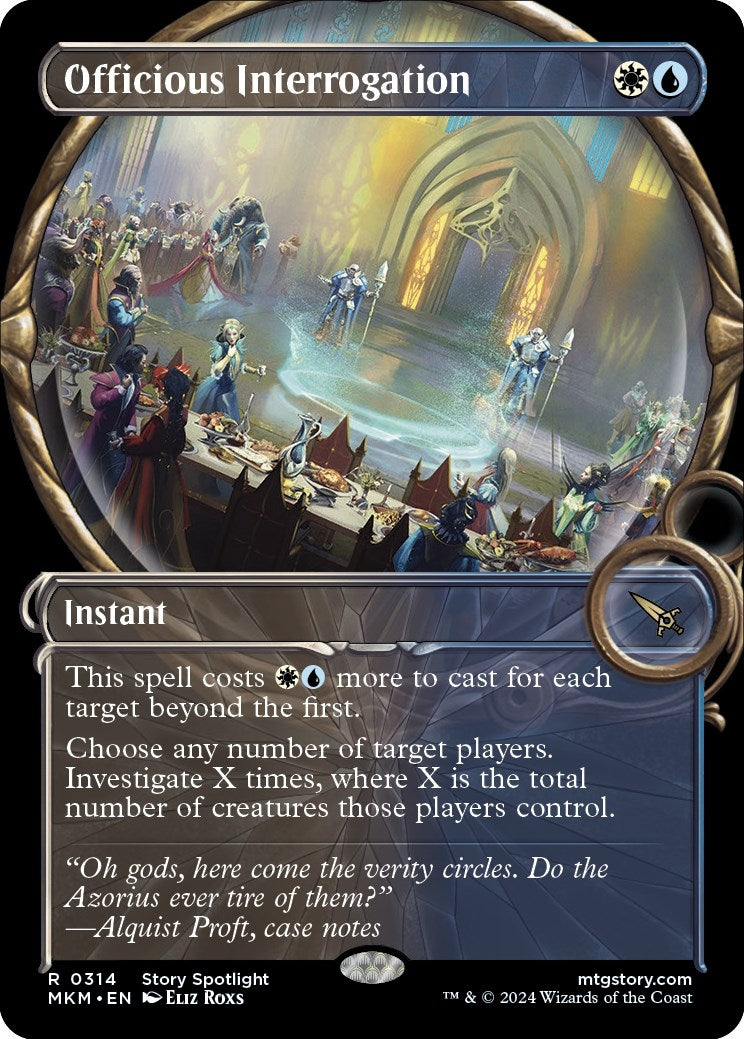 Officious Interrogation (Showcase) (314) [MKM] - MTG Single