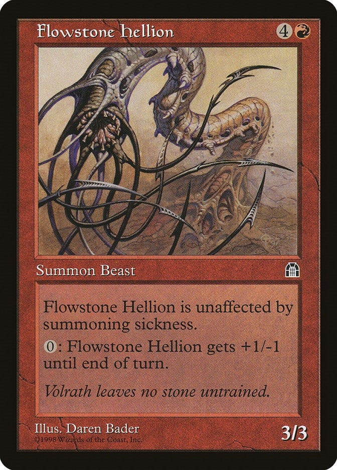 Flowstone Hellion [STH] - MTG Single