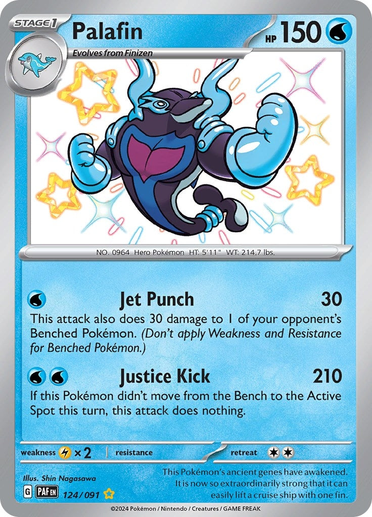 Image for Palafin (124/091) (SV: Paldean Fates) - Pokemon
