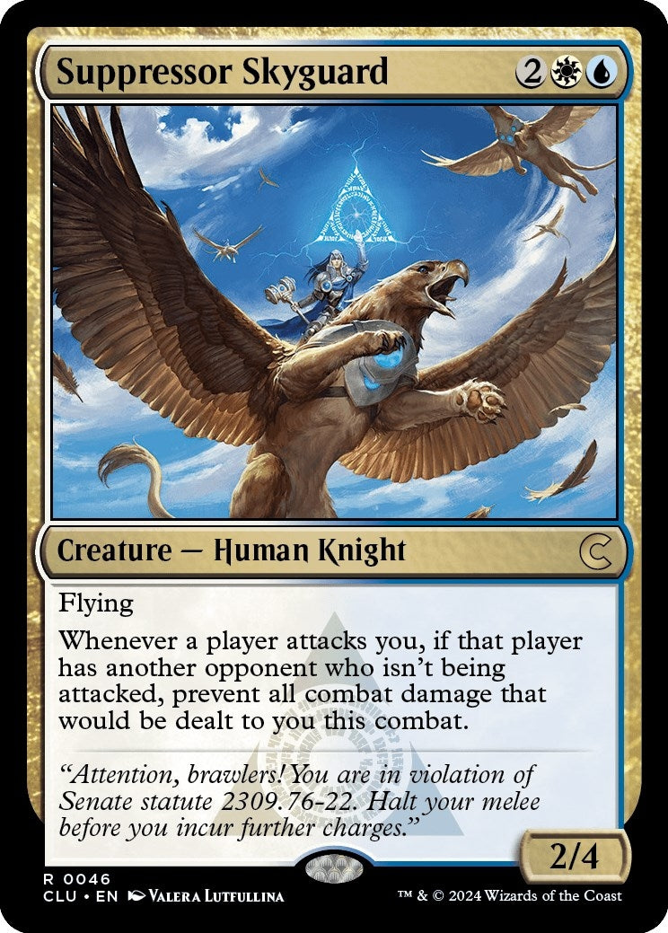 Suppressor Skyguard (46) [CLU] - MTG Single