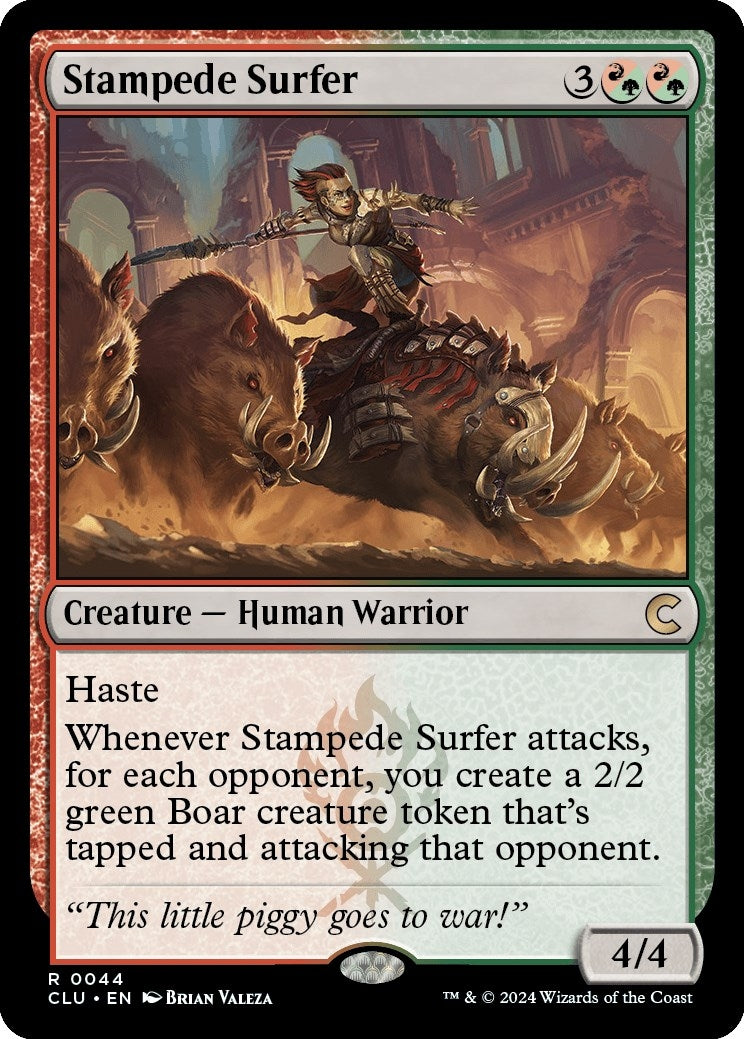 Stampede Surfer (44) [CLU] - MTG Single