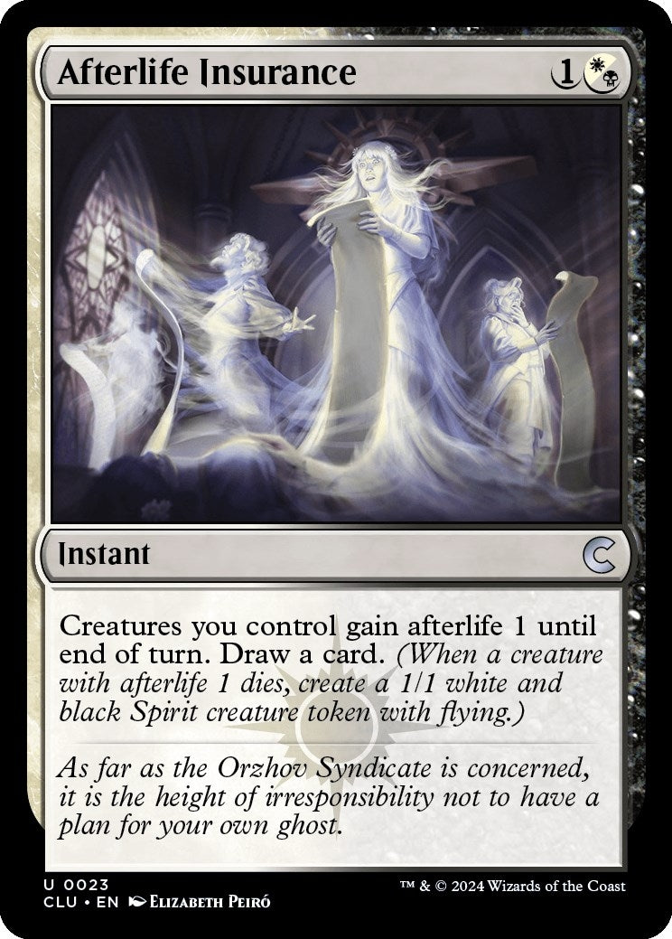Afterlife Insurance (23) [CLU] - MTG Single