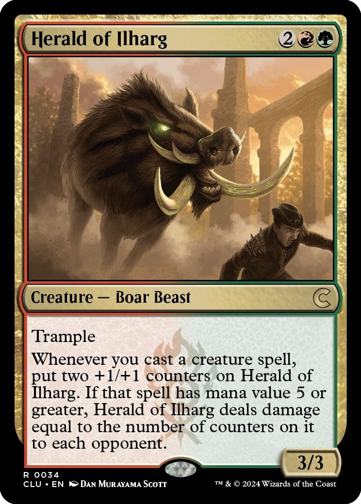Herald of Ilharg (34) [CLU] - MTG Single