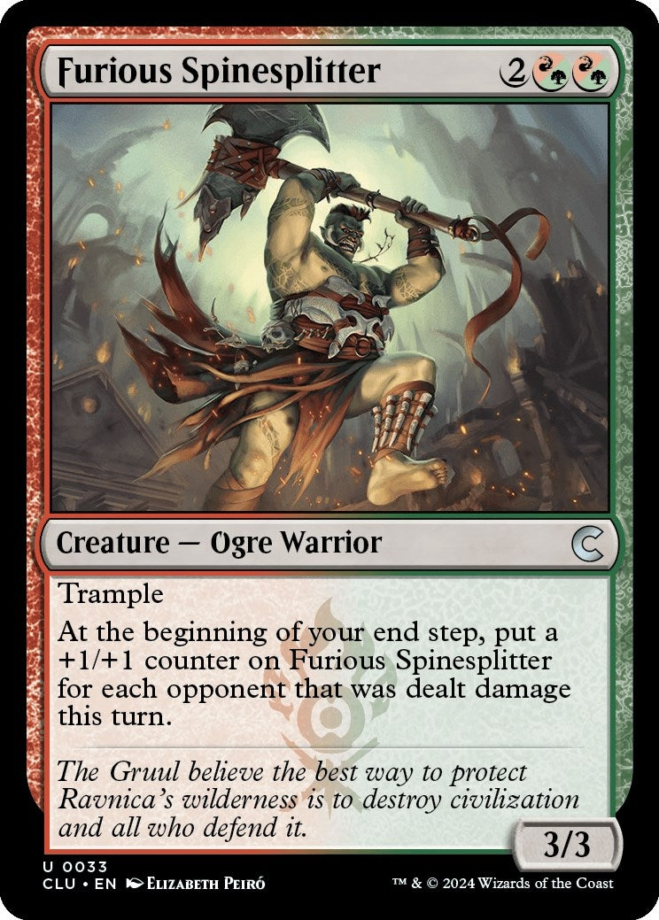 Furious Spinesplitter (33) [CLU] - MTG Single
