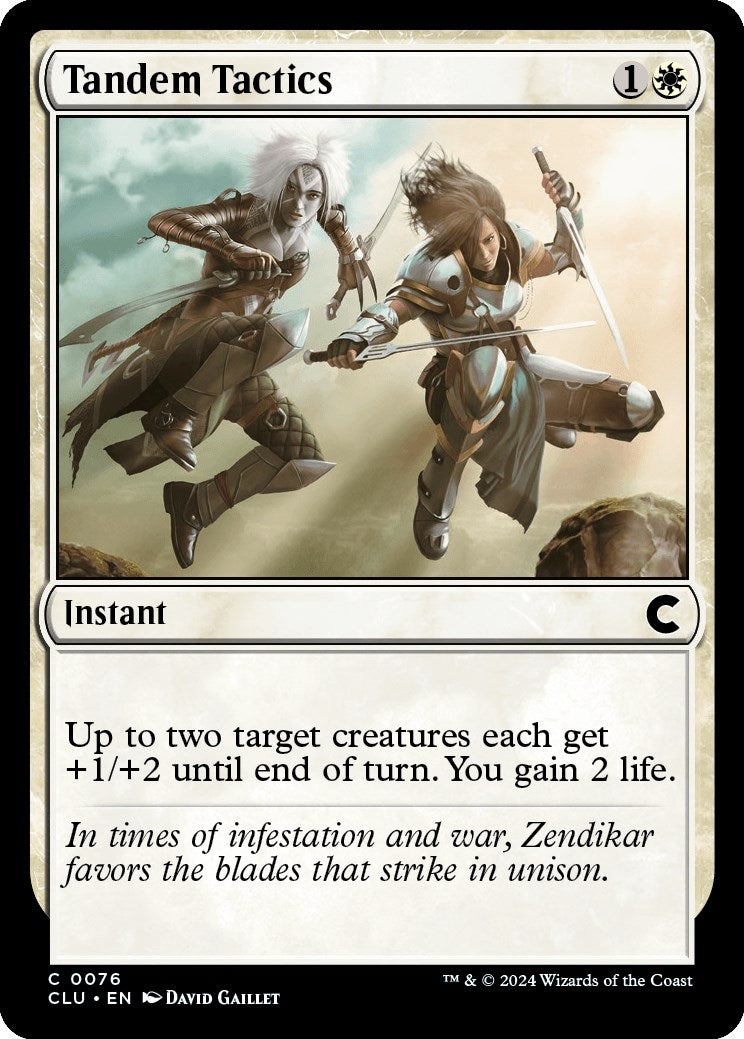 Tandem Tactics (76) [CLU] - MTG Single
