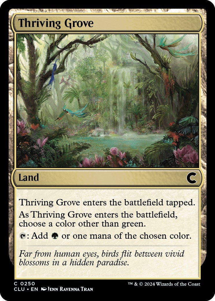 Thriving Grove (250) [CLU] - MTG Single