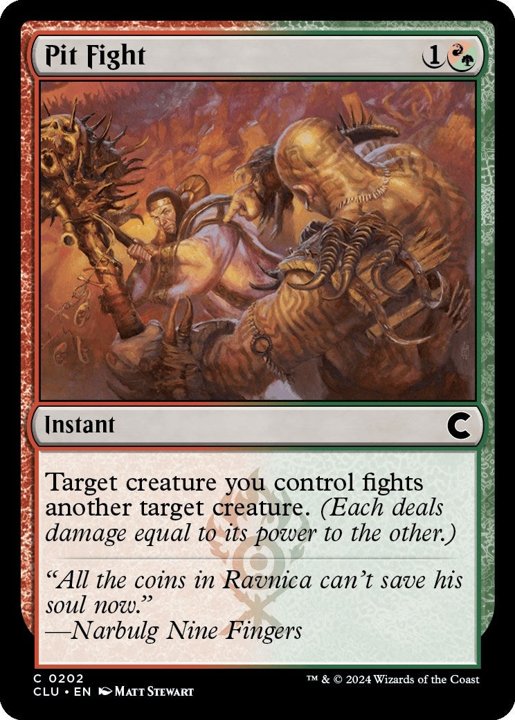 Pit Fight (202) [CLU] - MTG Single