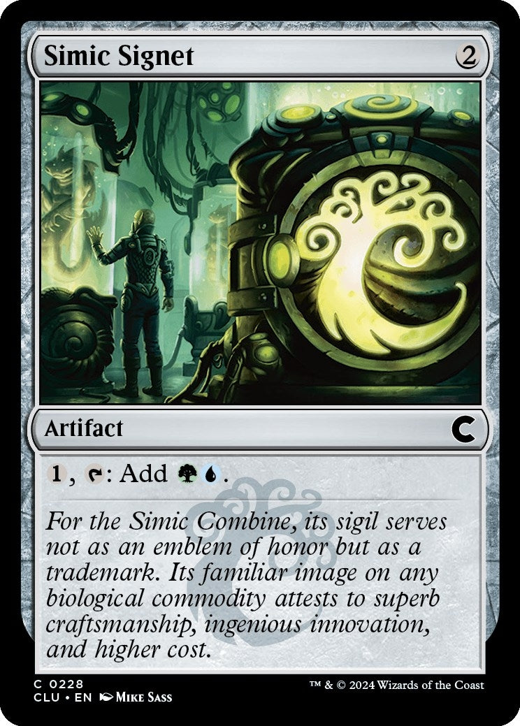Simic Signet (228) [CLU] - MTG Single