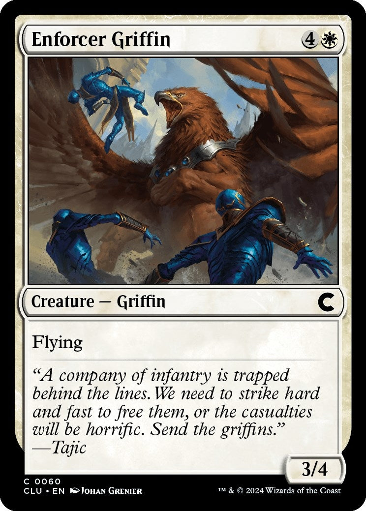 Enforcer Griffin (60) [CLU] - MTG Single