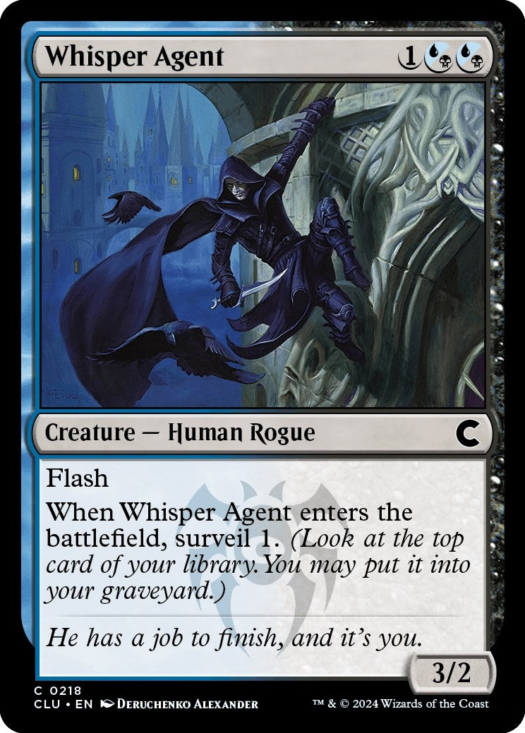 Whisper Agent (218) [CLU] - MTG Single