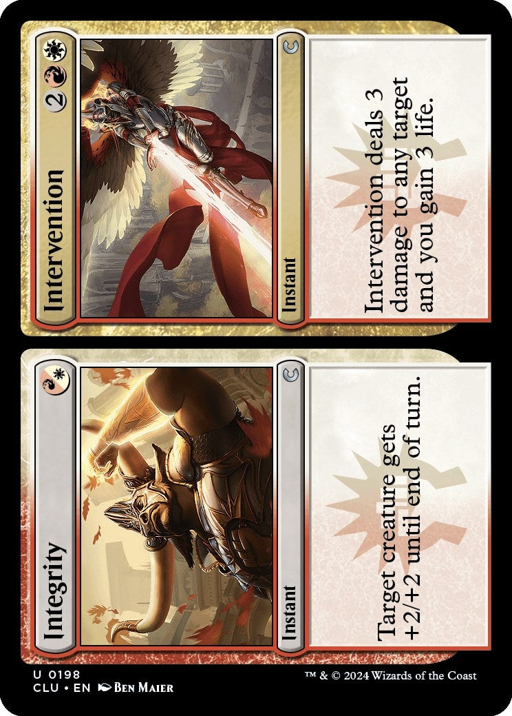 Integrity // Intervention (198) [CLU] - MTG Single
