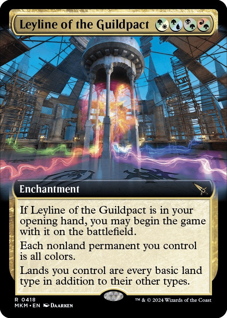 Leyline of the Guildpact (Extended Art) (418) [MKM] - MTG Single