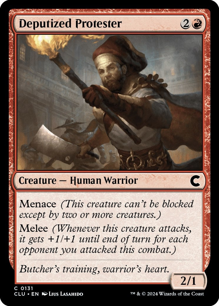 Deputized Protester (131) [CLU] - MTG Single