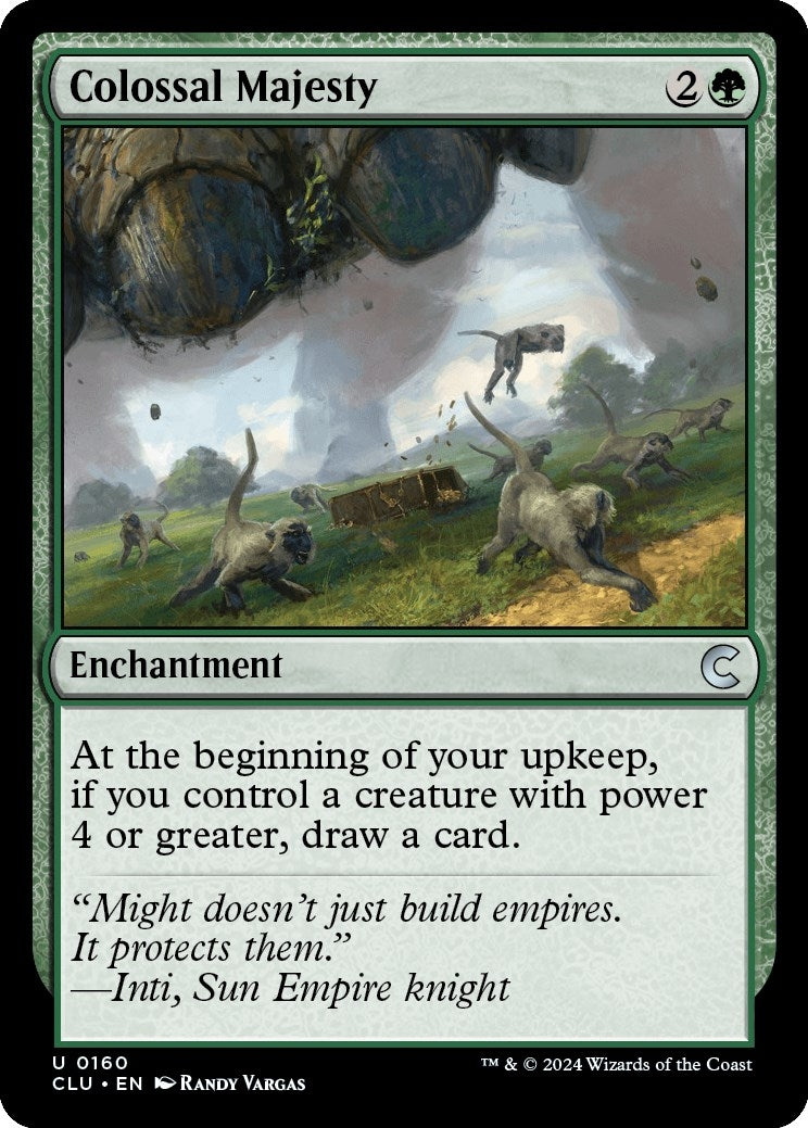Colossal Majesty (160) [CLU] - MTG Single
